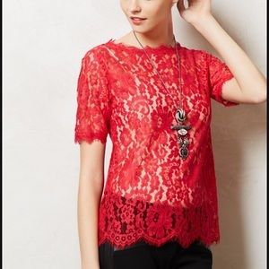 Anthro Lace Top